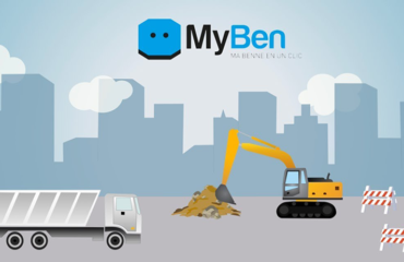 Illustration de l'entreprise MyBen, plateforme de gestions des locations de bennes