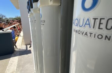 Photo de l'entreprise Aquacleaner, innovation permetant de régénérer l'eau de rétrolavage afin de la réinjecter dans les bassins aquatiques