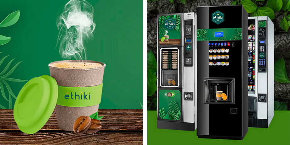 Distributeur automatique café grains Tactile éco-responsable