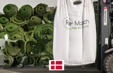 Photo de l'entreprise Re-Match, recyclage innovant du gazon artificiel